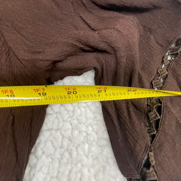 Women’s XL Brown “Paisley Vine Tunic Top - Picture 15 of 15